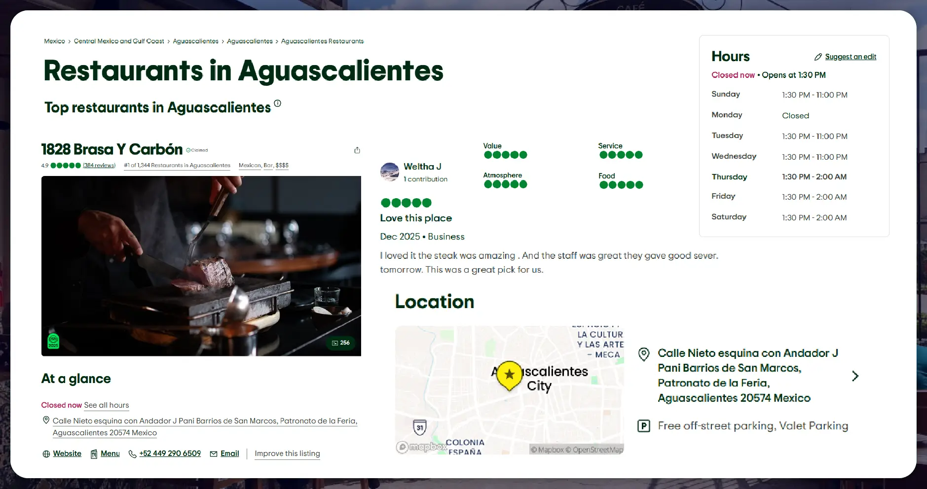 Key Components of Restaurant Data Scraping in Aguascalientes